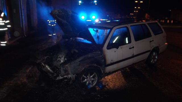 20. 9. 2014 - Požár auta, Jáchymov