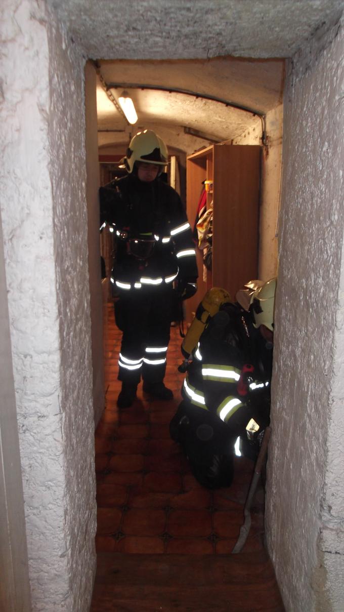 10. 12. 2014 - Požár komínu, Stráž
