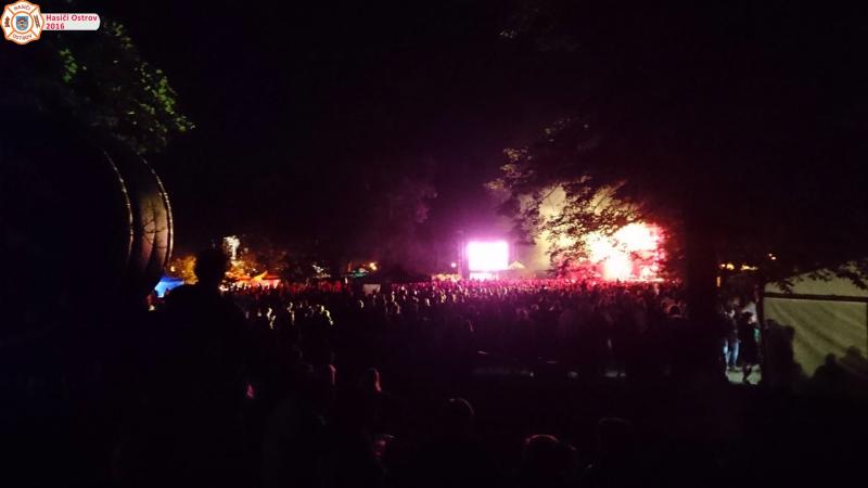 2. 9. 2016 - Asistence při konání koncertu, Zámecký park