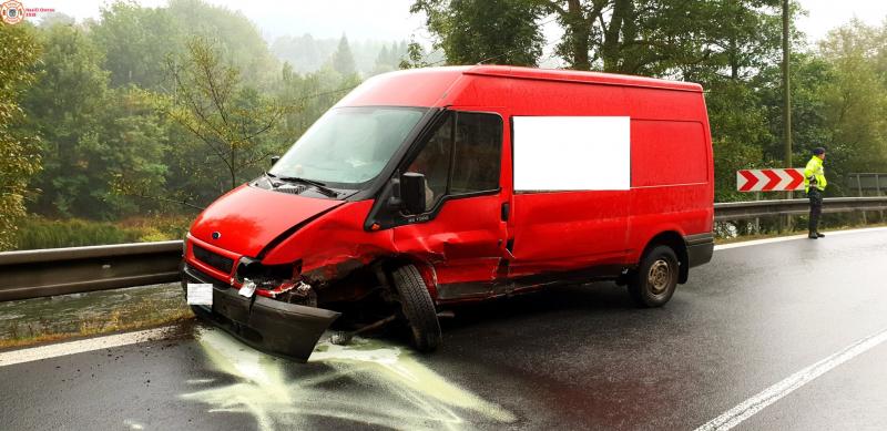 3. 9. 2018 - Dopravní nehoda dvou vozidel směr Boč, Stráž n. O.