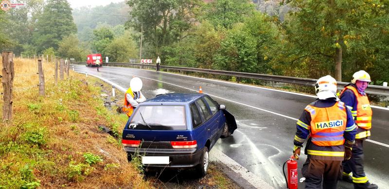 3. 9. 2018 - Dopravní nehoda dvou vozidel směr Boč, Stráž n. O.
