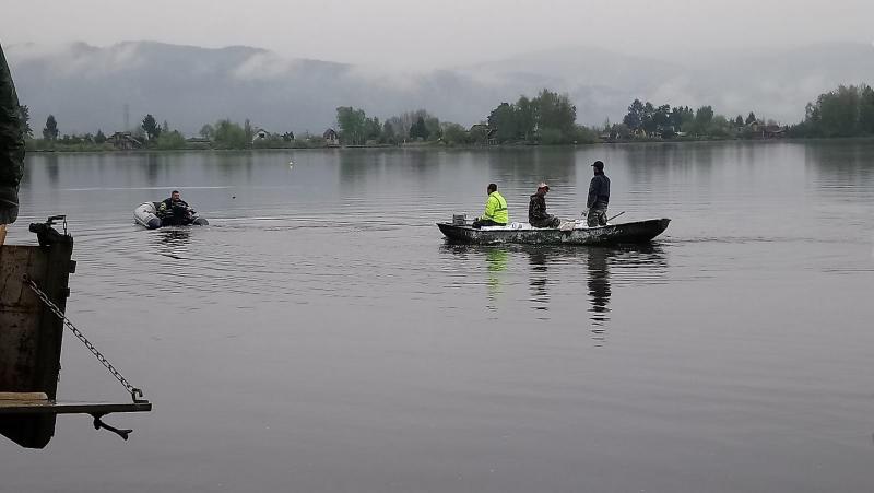 4. 5. 2019 - Spolupráce při vápění rybníku, Velký Rybník