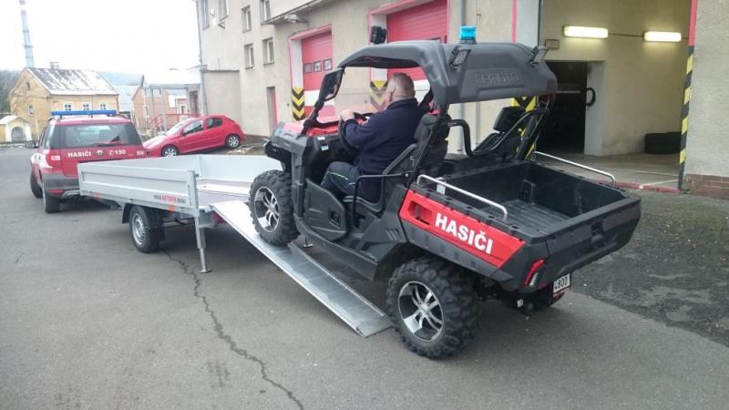 Vlek na přepravu čtyřkolky